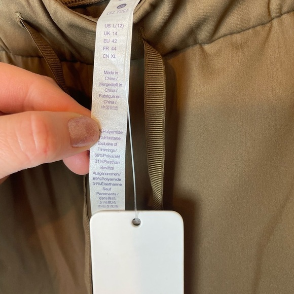 CRZ Yoga | Women’s Olive Green Athletic Casual Jogger Pants Size 12 - Picture 3 of 6